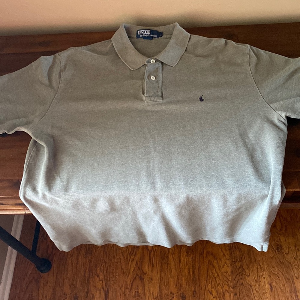 polo shirt grey